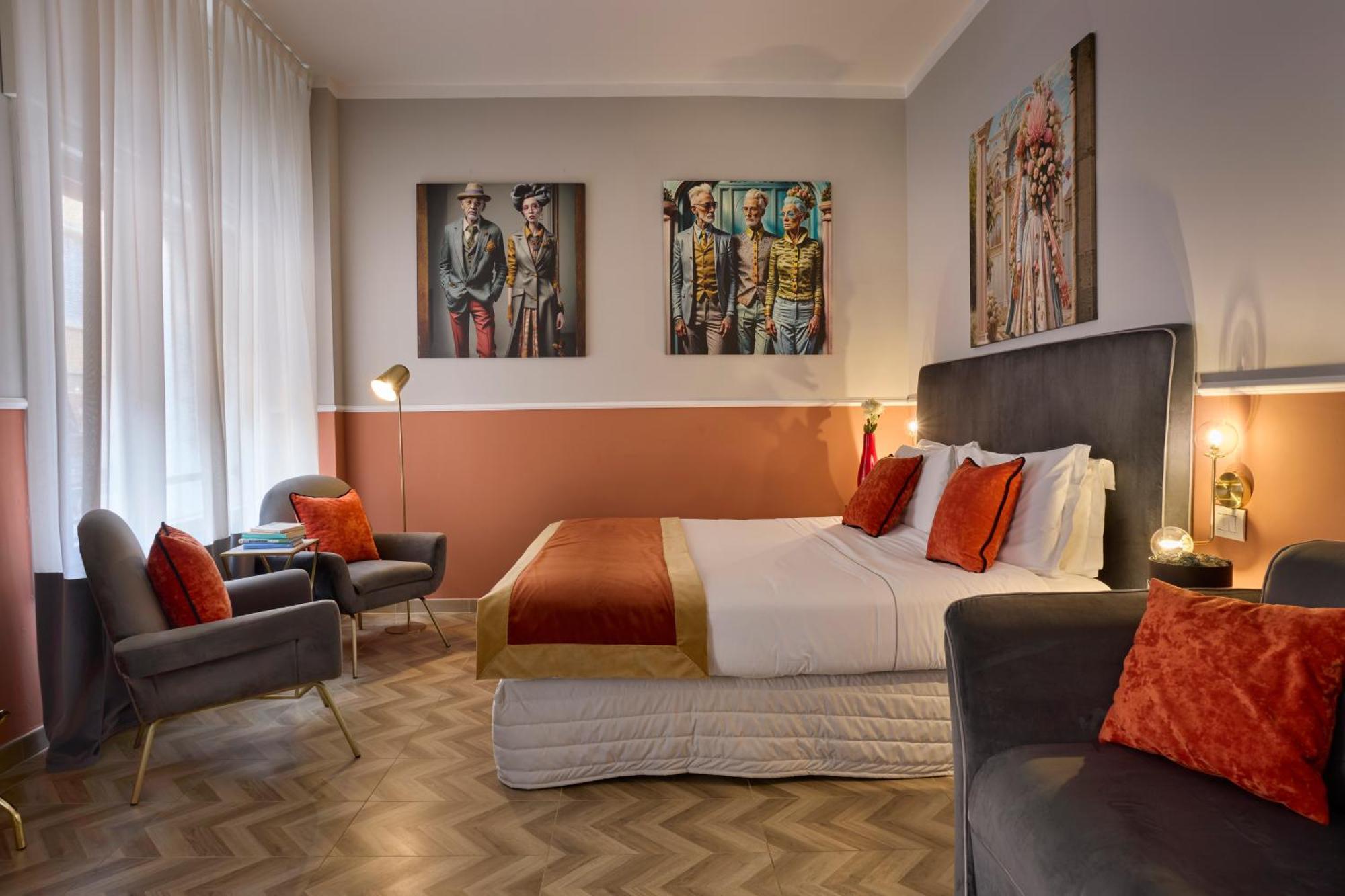 Estudio con cama extragrande