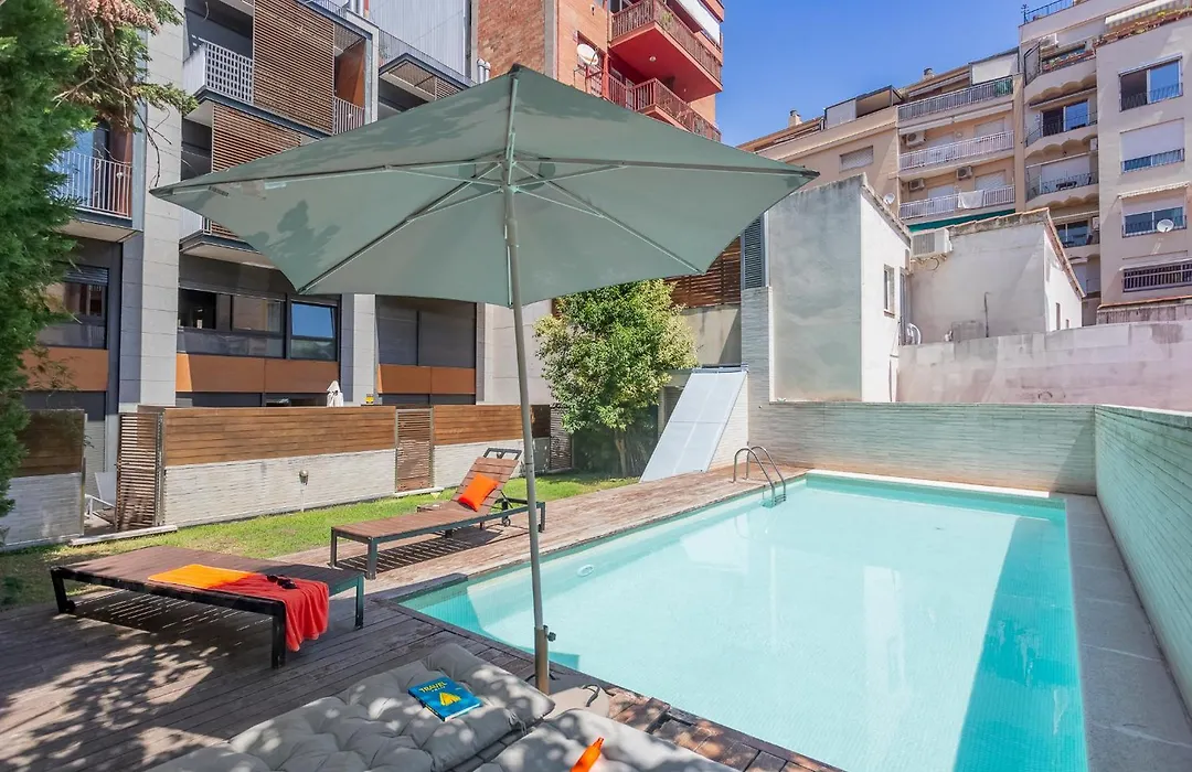 My Space Barcelona Pool Garden Apartments-1