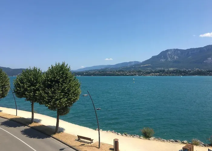 Vue Sublime Sur Le Lac Du Bourget