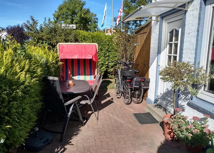 Haus Sandra - Fewo 8, 1 Stock, Box-Betten, Terrasse Mit Strandkorb