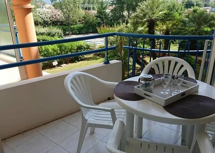 T2 Climatise A 5 Minutes A Pied De La Plage Avec Parking, Piscine Et Wifi