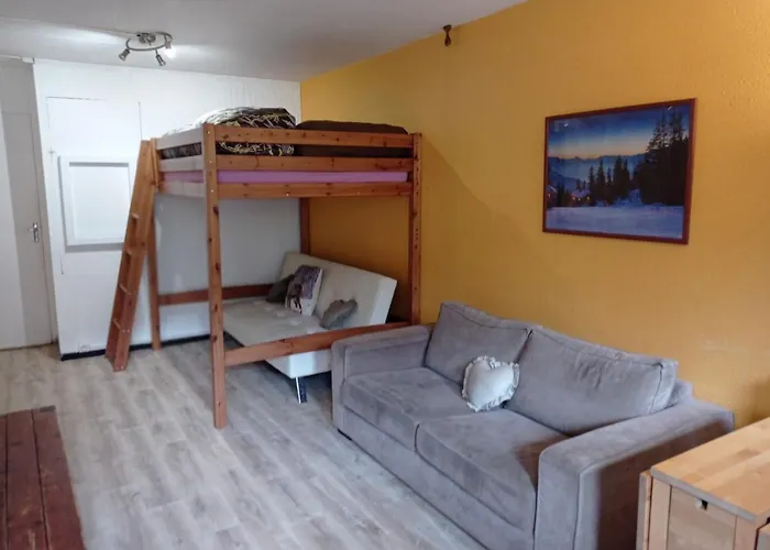 STUDIO en PLEINE MONTAGNE AVEC VUE SUR MARMOTTES