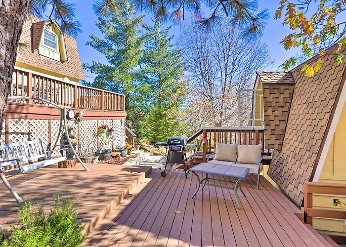 Lake Arrowhead Studio Near Hiking W/ Hot Tub