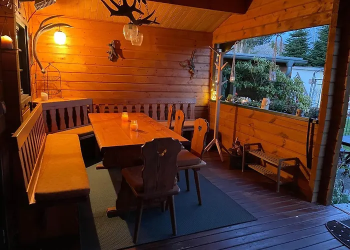 Ostsee Jaegerhuette Am Waldesrand Mit Sauna