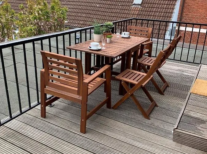 Charmante Ferienwohnung Mit Terrasse Im Herzen Von Norden
