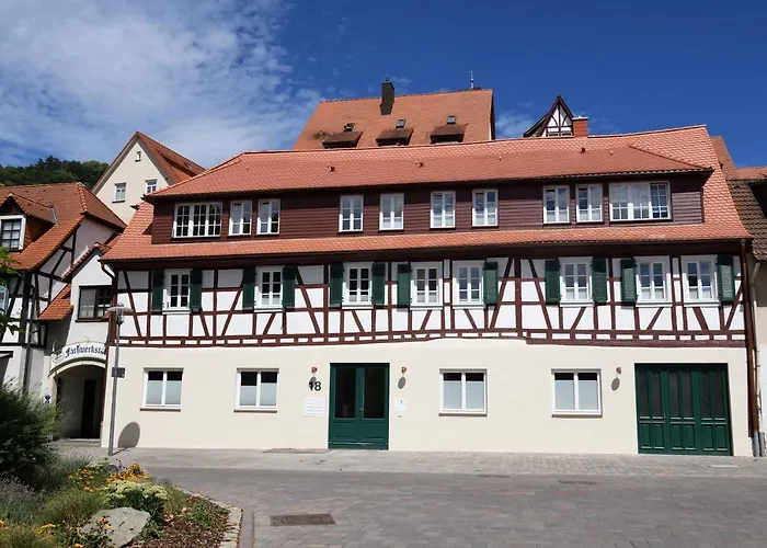 Ferienwohnung Heppenheim Mit Hund - Wohnung "St Peter" Das Schiefe Haus