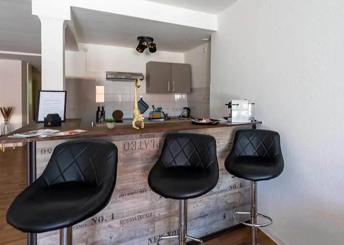 Homely Escape Apartment Friedberg Fuer 2 Mit Terrasse