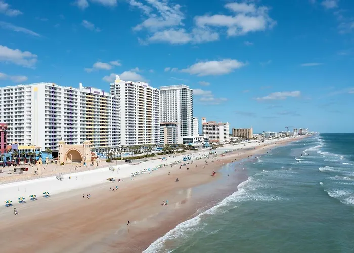Modern Beach Highrise-Ocean View-Jacuzzi-Walk In Shower At Ocean Walk Resort Daytona Beach
