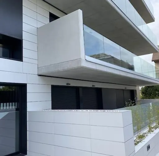 Precioso Apartamento Con Terraza Y Piscina En Portonovo-Sanxenxo