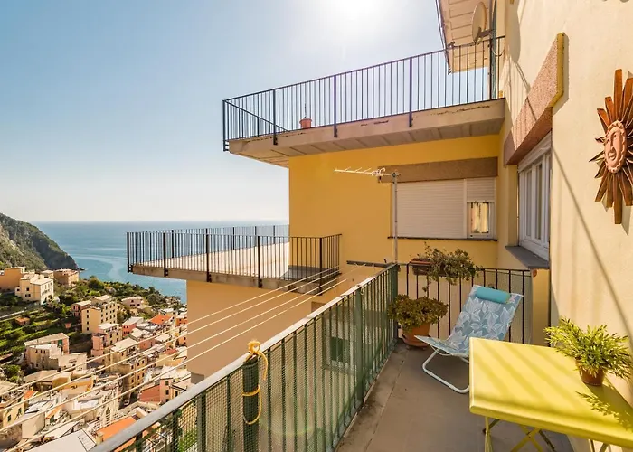 Cinque Terre D'Amare Sea View Big Apartment For Travel Lovers