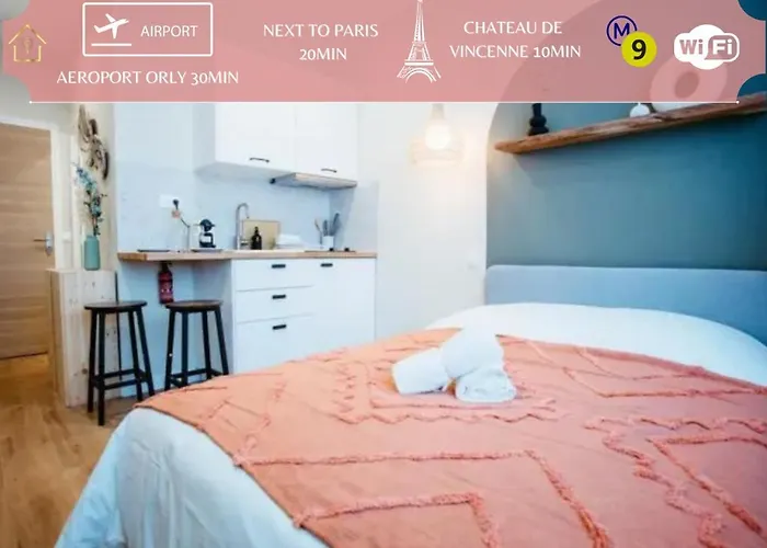 Cosy Appart Hotel Next To Paris