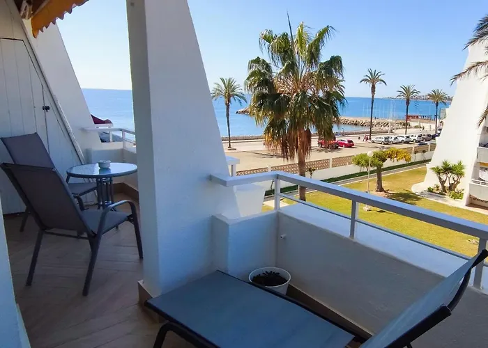 Sunny Beach View Duplex wWi-Fi Pool AC - Alojamientos La Torre