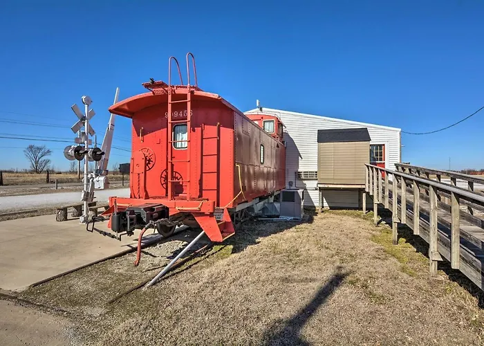Unique Joplin Gem: Converted Train Car Studio