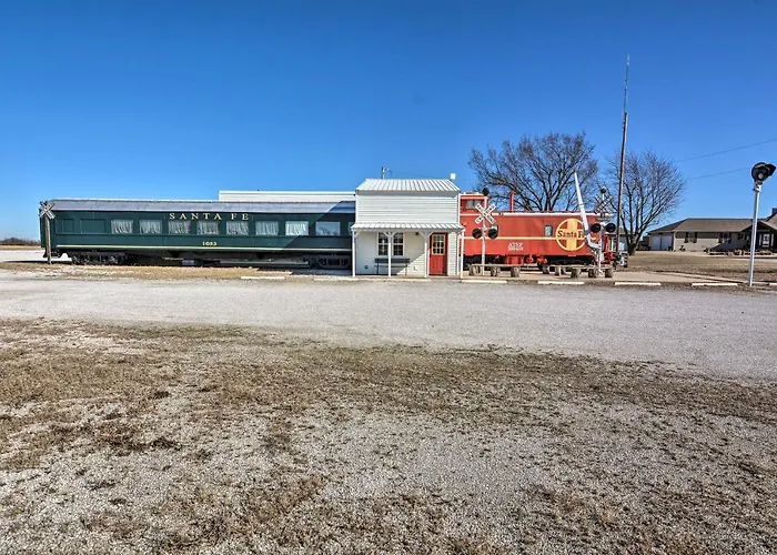 Unique Joplin Gem: Converted Train Car Studio