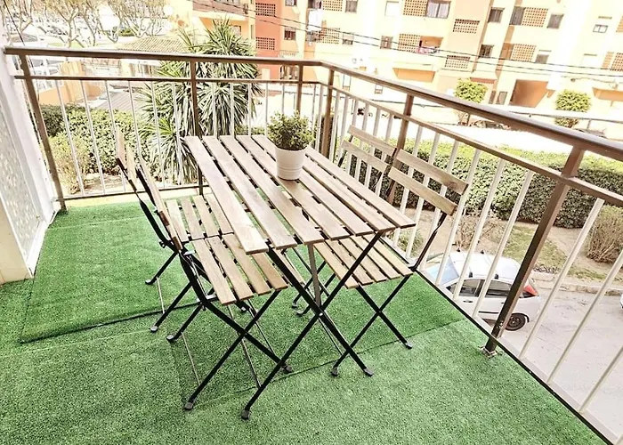 Apartamento con Playa del Arenal a los pies