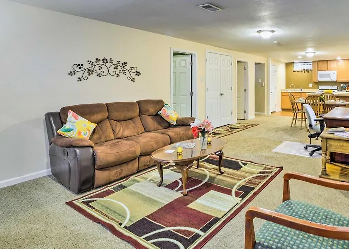 Shared Patio & Fire Pit: Denver Apartment