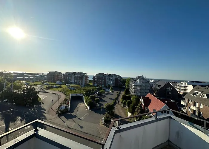 Traumhafte Ferienwohnung "Seeperle" In Cuxhaven - Duhnen Mit Teilseeblick In 1A Lage