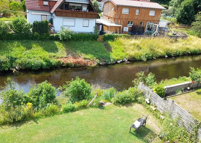 Ferienwohnung Am Enzufer Mit Wintergarten Bad Wildbad Im Schwarzwald