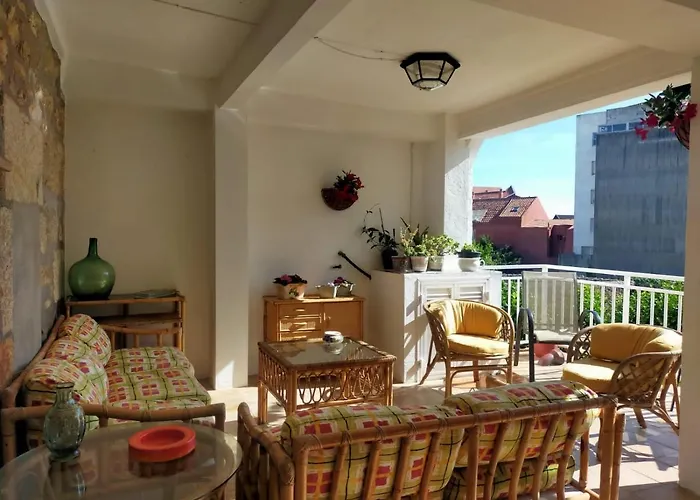 Cerca De La Playa, Con Bodega, Terraza Y Jardin Camino Portugues