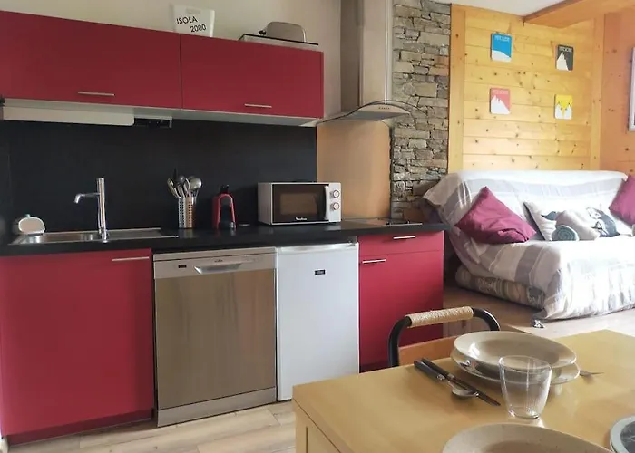 *Tout Confort*4 Pers*Centre Isola 2000