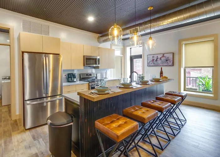 Downtown Millersburg Retreat W/ Sleek Interior!