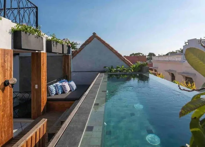 Casa San Antonio, De Diseno Con Piscina En La Azotea.