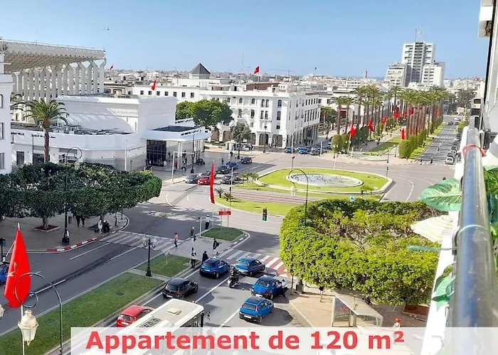 Panoramic View Of Downtown Rabat