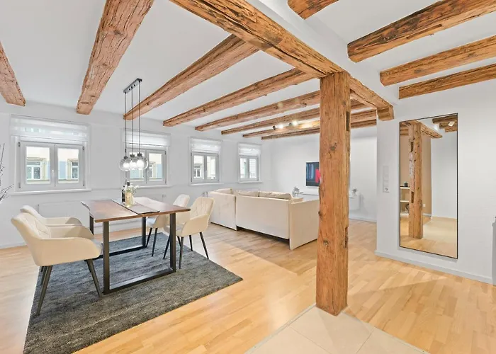 Top Apartments - Moderne Altbauwohnung Im Zentrum Ludwigsburg - Kingsize Bett - Netflix - 80Qm - 24H Check-In