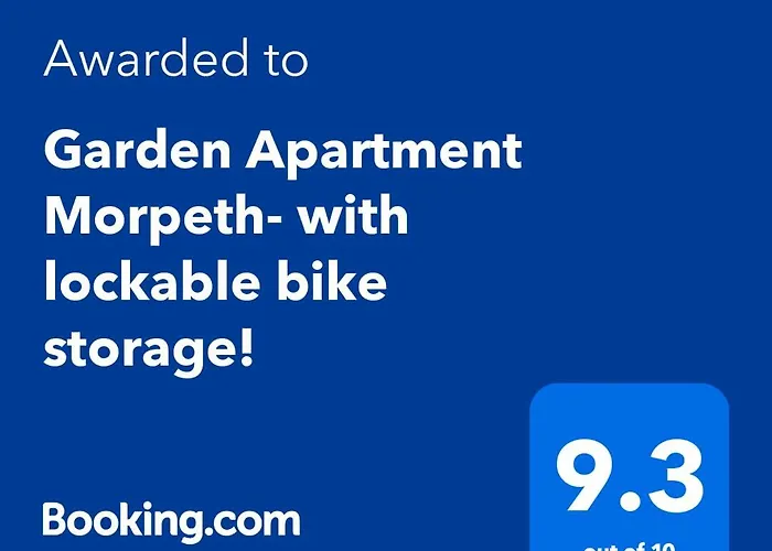 Garden Apartment Morpeth- With Lockable Bike Storage!
