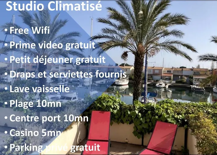Cap Capistol Studio Avec Terrasse, Vue Port