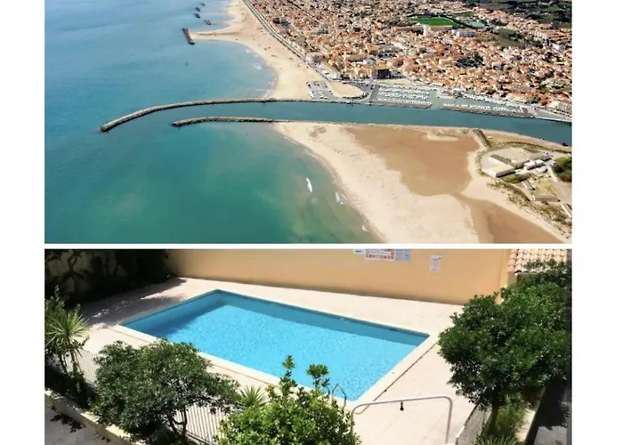 Studio Cabine Piscine-Clim-Parking-Plage200M
