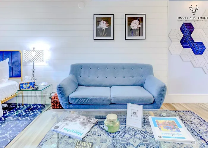 The Moose - Safe Luxe Studio Near Downtown Memphis - Free Parking And Wifi