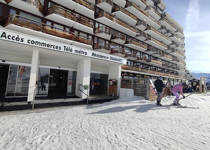 Studio Cosy 2100M Pied Des Pistes-Direct To Ski Slopes-Ski In Ski Out-La Plagne Aime 2000