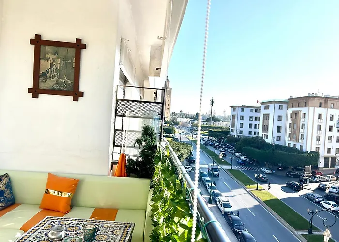 Panoramic View Of Downtown Rabat