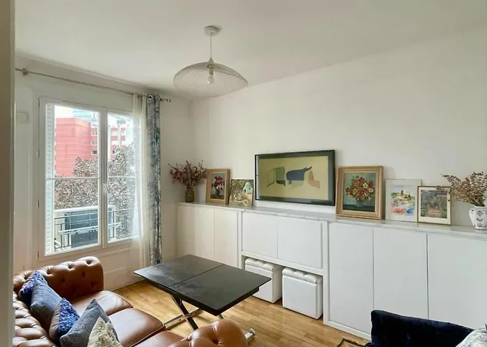 Air Conditioning - Metro 14 - Charming Traditional Style And Modern Access 10 Mn Away From Center Of Paris