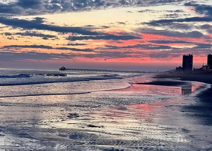 Beachfront Bliss: Oceanview Condo with Pool in Cherry Grove