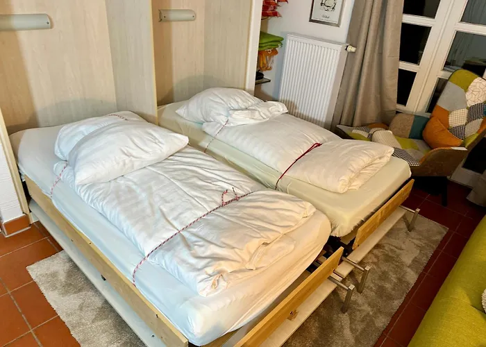 Moewenblick Bakenberg-41 Ferienwohnung Mit Terrasse, Doppelbett, Schlafsofa, Vollstaendige Komfortkueche