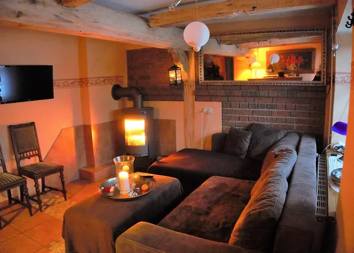 Altes Landhaus Oste, Klavier Appartement, 2 Zimmer Mit Kamin