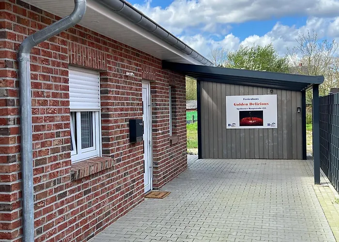 "Golden Delicious" Meppen Ebenerdig 84 Qm Carport Terrasse Neubau Free Wifi 2 Schlafzimmer Bis 4 Personen Einbaukueche
