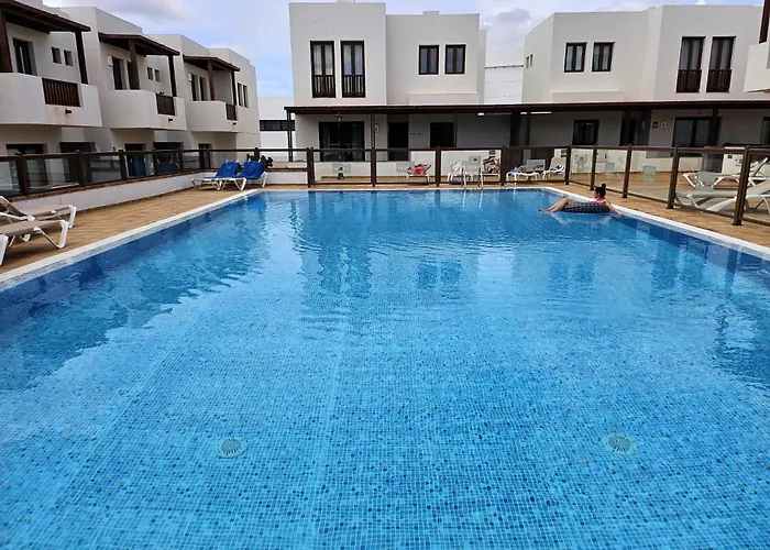 Duplex Noray vista a la piscina