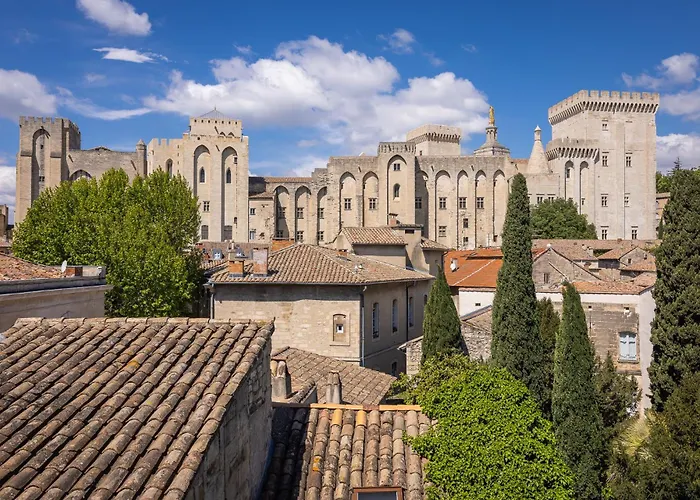 Avignon Intra-Muros, Vue Palais Des Papes
