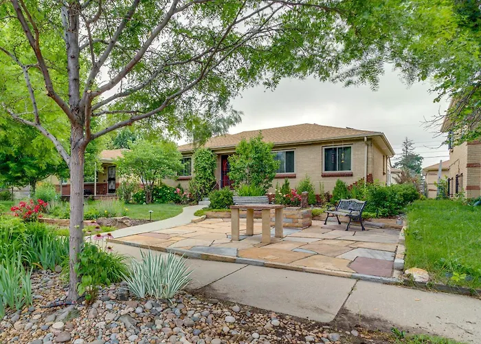 Shared Patio & Fire Pit: Denver Apartment
