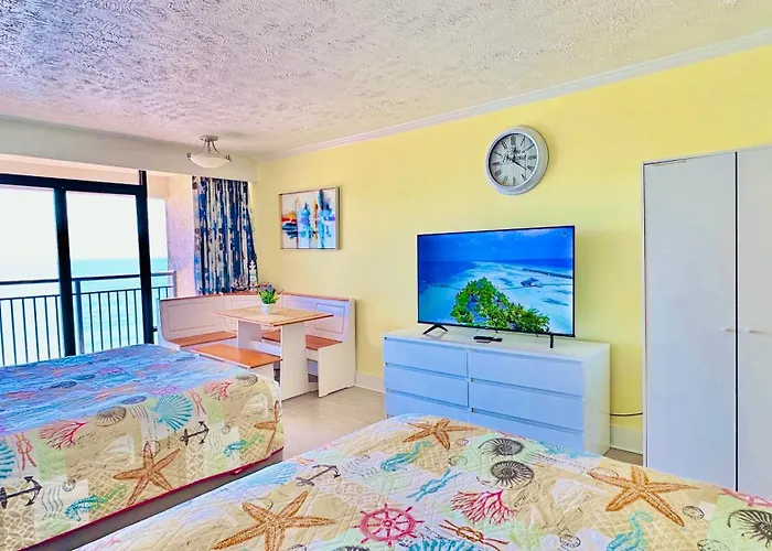 New ! Ocean Reef Resort-Unique Renovated Oceanfront Condo -Free Parking - Amazing Pools & Views