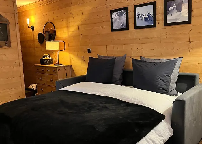 Le 41 Du Lyret - Appartement Type Studio Pour Deux Avec Vue Sur Les Aiguilles Dans Chamonix Centre