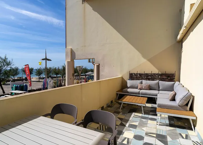 La Dune D'Or - Vue Mer, Studio Face A La Plage Avec Terrasse