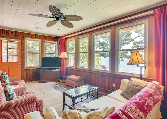 Swim Dock + Views: Lakefront Afton Vacation Rental