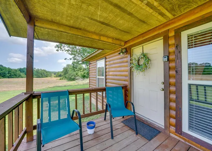 Scenic Oklahoma Studio Cabin On 80 Acres W/ Views!