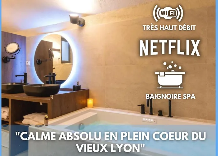 Cocoon Du Vieux Lyon - Luxury Apartment - Balneo