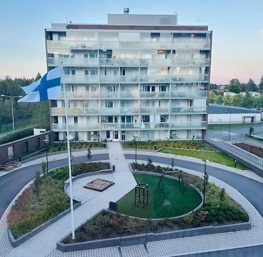 Aurora Home Espoo Niittykumpu - New 1Bedroom -Apartment With Balcony, Close To Metro, Aalto University, Metro Areena And Helsinki
