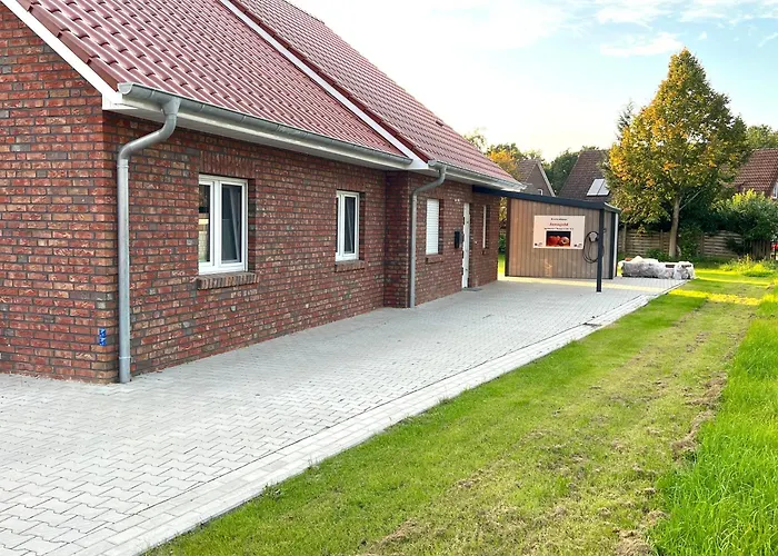 "Jonagold" Meppen Ebenerdig 84 Qm Carport Terrasse Free Wifi Neubau 2 Schlafzimmer Bis 4 Personen Einbaukueche
